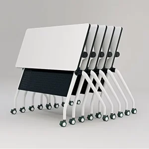 Factory Direct Sell Movable Office School Activity Folding Training Desk Folding Laptop Table Folding Training Table