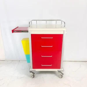 Factory Direct Supply ABS Medical Cart Customizable ICU Emergency Trolley