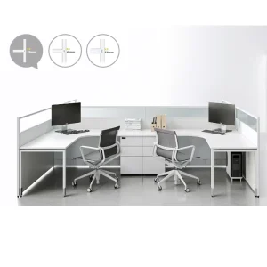 Factory Direct Supply L Shaped Modern Modular Staff Table Work Station Cubicle Workstation Office Furniture