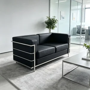 Factory Direct Supply Modular Living Room Sofas PU Leather with Stainless Steel Frame Sofas Set Furniture for Home & Commercial