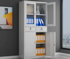 Factory Direct Supply Office School Drawers Steel File Storage Cabinets for Documents and Archives Staff Storage Cabinets