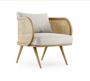 Factory Directly Living Room Sofa Chair Solid Wood Light Luxury Leisure Chair