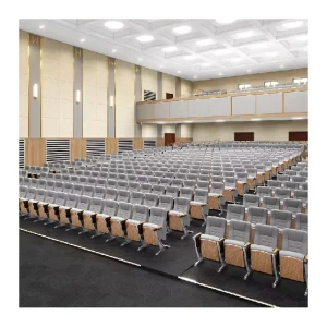 Factory Durable Home Theater Furniture Folding Auditorium Cinema Chair with Writing Tablet