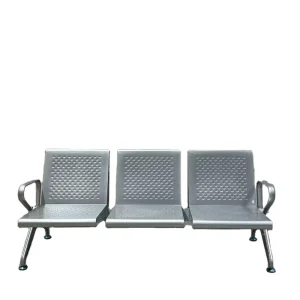 Factory Durable Metal Steel Waiting Chair Public Hospital Airport Waiting Chair 3 4 5 Seat Gang Chair for Hospital