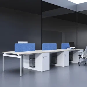 Factory Eco-Friendly Modular Durable Wooden Furniture Partition Private Divider Soundproof Desk Office Cubicle