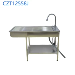 Factory Economy Tub Table Veterinary Equipment Stainless Steel Disposal Wet Table Dry Table for Animal Hospital