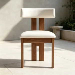Factory High End Dinning Chairs Solid Wood Frame Wooden Upholstered Dining Chair for Home Restaurant Coffee Shop Hotel