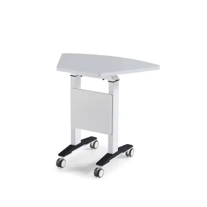 Factory High Quality Thickened Metal Frame Desk Safety Bezel Durable E1 Grade MFC Folding Training Table