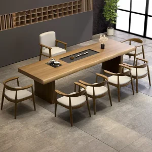 Factory Home Restaurant Living Room Furniture Nordic Design Black Solid Wood Dining Table