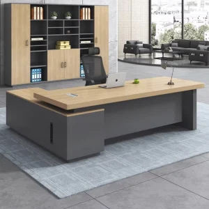 Factory Luxury Modern Executive Office Desk Office Furniture Executive for Home Use EO Wooden Material