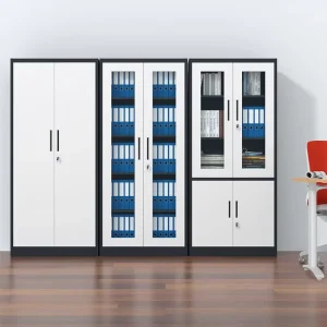 Factory Metal Office Storage Cabinet Lockable Steel Filing Cabinet Adjustable Iron Shelves for Home Office Kitchen Use