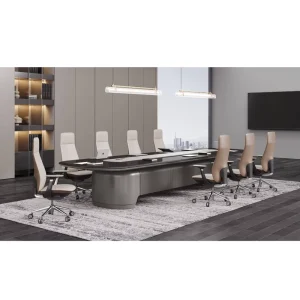 Factory Modern Fashion Large Conference Table Long Meeting Desk for 8 10 12 People Office Meeting Room Furniture