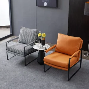 Factory Modern Living Room Lounge Chairs Accent Sofa Armchair for Apartment Villa Home