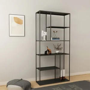 Factory Modern Metal Multi-layer Space-Saving Modular Durable Living Room Book Display Storage Shelf