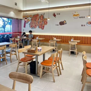 Factory Modern Plywood Dining Table Chair Set Commercial Restaurant Café Bistro Dining Furniture OEM ODM Custom Size