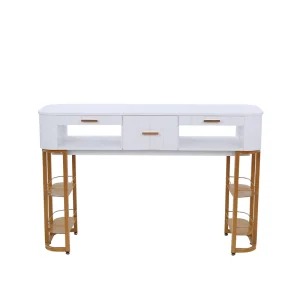 Factory Modern Wood Manicure Table for Nail Salon and Living Room Dressing Table