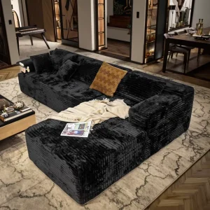 Factory Module Compression Sofa Set Modern Sectional Apartment Villa Living Room Fabric Furniture Mall Hotel Hospital