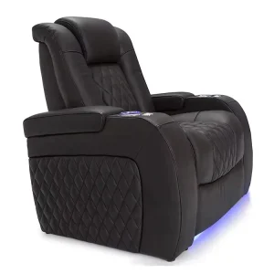 Factory Movie Theater Seating Private Leather VIP Home Cinema Seat Luxury Electric Home Cinema Reclining Sofa With Cup Holder