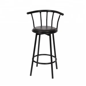 Factory New Design Swivel Bar Chair Metal Bar Chair with PVC Cushion
