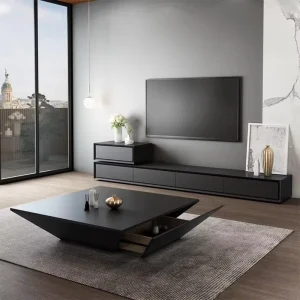 Factory Nordic Square Simple Modern Living Room Coffee Table for Small and Large Spaces Fashionable Coffee Table