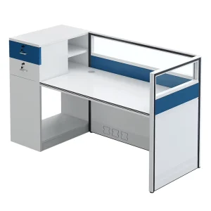 Factory Outlet Modern Eco Friendly Office Furniture Cubicle 4 Staff Modular Workstation Desk
