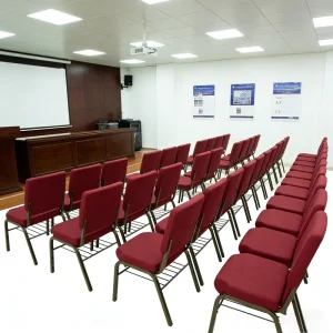 Factory Padded Stackable Metal Theater School Church Chairs Durable Interlocking Modern Design Theater Furniture