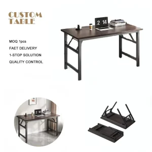 Factory Portable Foldable Computer Desk Home Office Furniture Modular Foldable MDF Home Student Desk Writing Desk