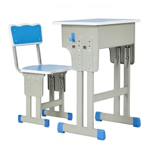 Factory Price Adjustable School Desk and Chair Set for Primary and Secondary Students