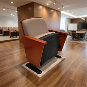 Factory Price Aluminum University Auditorium Lecture Hall Theater Seating Meeting Chair Conference Seat Furniture Foldable Hotel