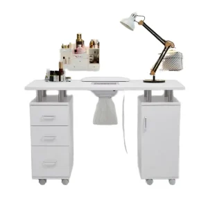 Factory Price Eco Friendly Beauty Salon Workshop Furniture Simple Marble Manicure Nail Table