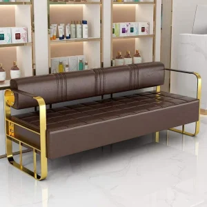Factory Price Gold Salon Waiting Chair Long Chair Multi chair Waiting Sofa Hall Waiting Sofa