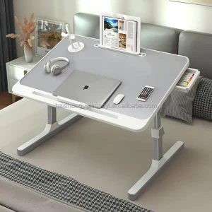 Factory Price Large Size Foldable Bed Table Home Height Adjustable Tabletop Reading Writing Working Laptop Stand Lap Desk