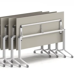 Factory Price Metal Training Table Multifunctional Fliptop Training Desk
