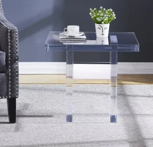 Factory Price Modern Diamond Polished Acrylic Console Table for Living Room Dining Bedroom Hotel Use