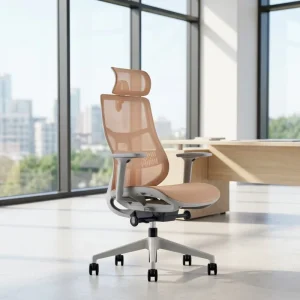 Factory Price Modern Executive Ergonomic Adjustable Back Office Chair Swivel Black High Back Mesh Fabric Adjustable Headrest