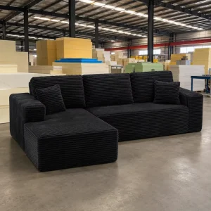 Factory Price Modern Sectional Sofa Boneless Sofa Bed Vacuum Compression Sofa for Modern Living Room