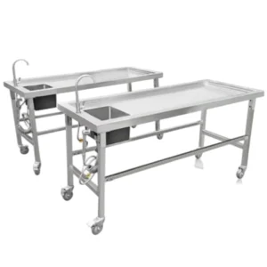 Factory Price Simple Embalming Cadaver Washing Autopsy Dissecting Table for Hospital Use