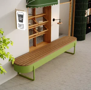 Factory Ready made Waterproof and Sun protective Outdoor Leisure Waiting Chairs in the Shopping Mall