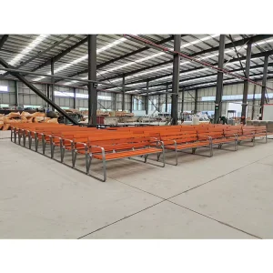 Factory Sale Modern Bench Seating Bench Durable Metal Solid Wood Colorful Design Bulk Order Outdoor Use Chair