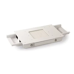 Factory Sell New Nail Salon Table Vacuum Nail Dust Fan Extractor Collector With White Shell and Blue Light LED Switch
