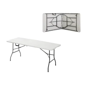 Factory Simple Modern Mobile Folding Table Versatile Plastic Dining Table Hospital Entry Outdoor Bedroom Basement