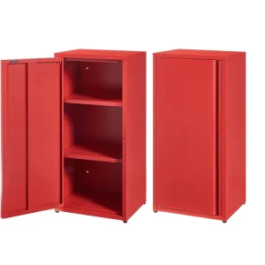 Factory Single Door Steel Locker Closet Small Display Storage Sideboard Home Office Metal Iron Red File Cabinet Living Room