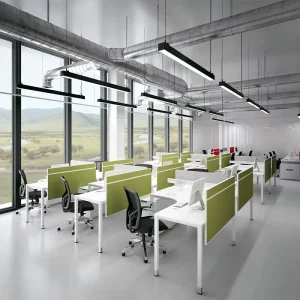 Factory Spot High Quality Custom Size Office Table Professional Staff Workstation Desk