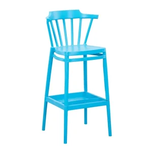Factory Stackable Dining Plastic High Bar Chairs Eco Friendly Durable Bar Chairs for Garden Patio Use