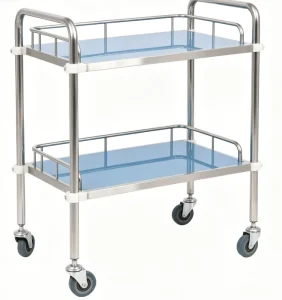 Factory Stainless Steel Medicine Emergency Trolley Cart Hospital Medical Cart Trolley