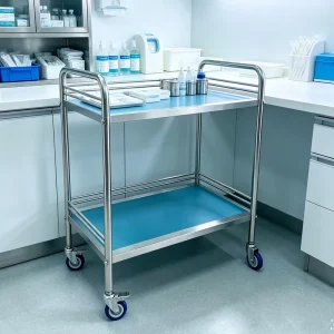 Factory Stainless Steel Medicine Emergency Trolley Cart Hospital Medical Cart Trolley