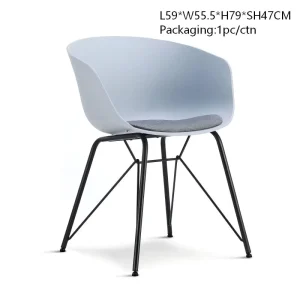 Factory Supply Custom Plastic Dining Chair for Residential Commercial Use