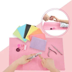 Factory Supply Disposable Nail Table Pad 125pcs bag Eco friendly Waterproof Dustproof 45.7×32.4cm Nail
