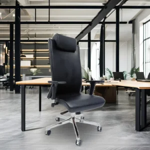 Factory Supply Ergonomic High Back Office Chair Modern Mesh Leather Lift Chair Office Furniture