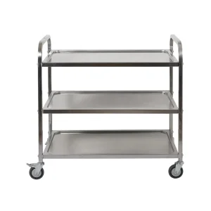 Factory Supply Oem Accept High Hotel Trolley Stainless Steel Restaurant Food Serving Trolley